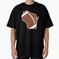 Football Wisconsin Fun Football T-Shirt - Casual Everyday Wear for Adults - T-Shirt, Sweatshirt, Hoodie