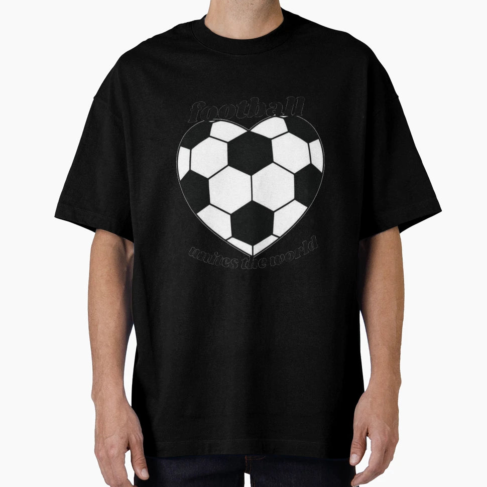 Football Unites World T-Shirt - Graphic Print Men Women - T-Shirt, Sweatshirt, Hoodie