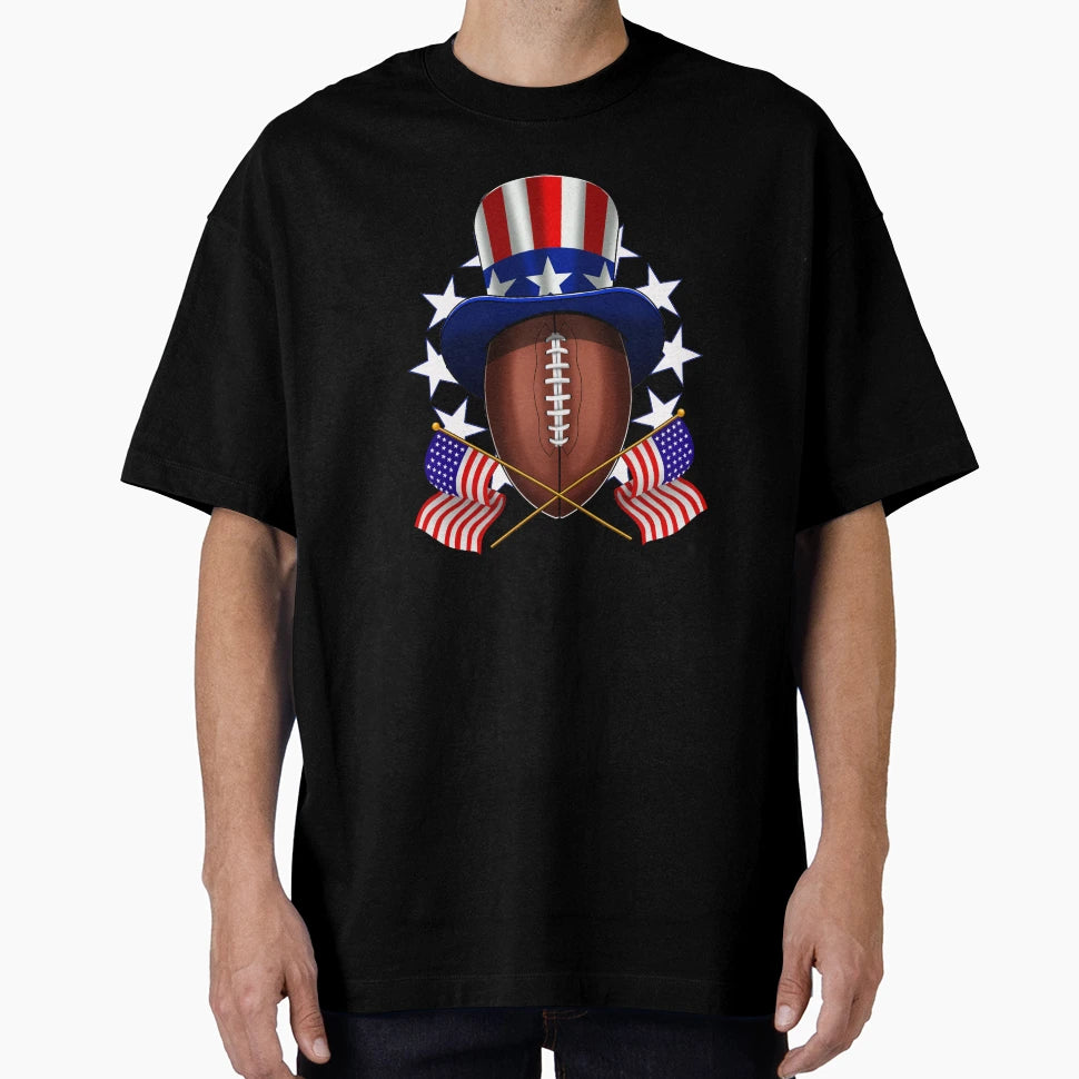American Football 4Th July T-Shirt - Casual Everyday Wear Unisex - T-Shirt, Sweatshirt, Hoodie