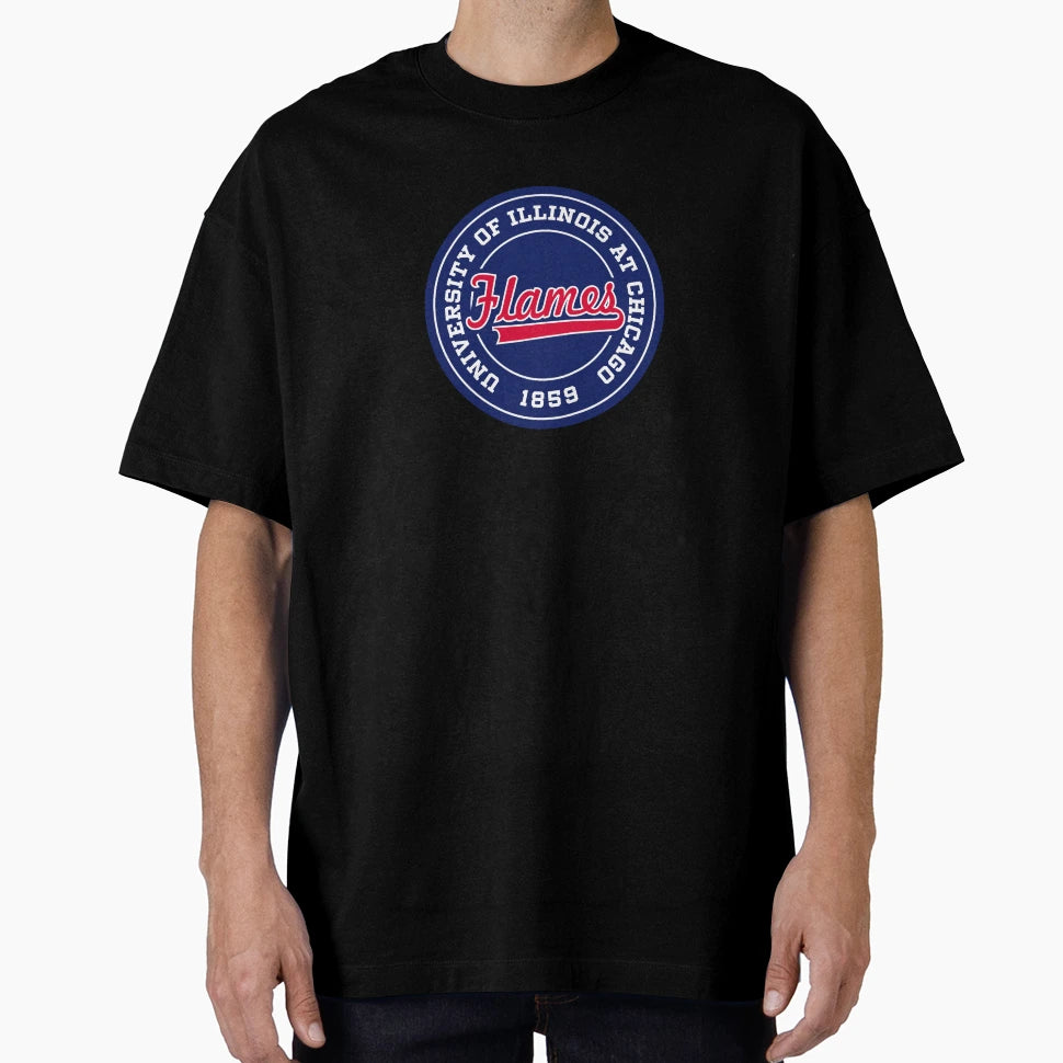 University Illinois Chicago Flames T-Shirt - Streetwear Style Men Women - T-Shirt, Sweatshirt, Hoodie