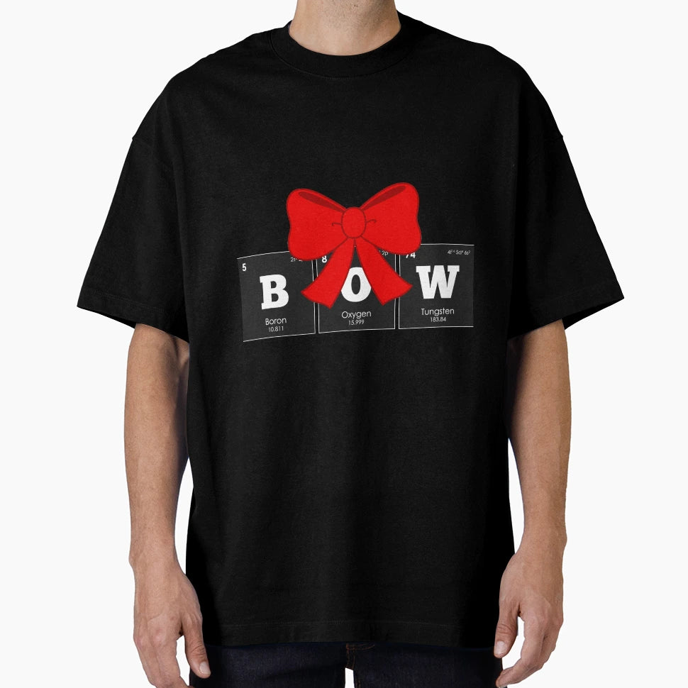 Chemistry Periodic Table Elements Bow T-Shirt - Unique Graphic Unisex - T-Shirt, Sweatshirt, Hoodie