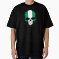 Chaotic Nigerian Flag Splatter T-Shirt - Casual Everyday Wear Men Women - T-Shirt, Sweatshirt, Hoodie