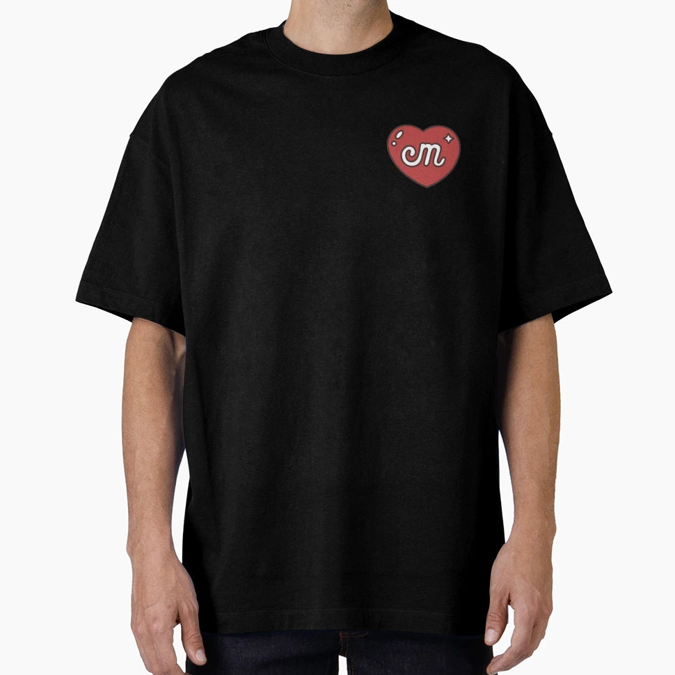 Heart M T-Shirt - Fun Novelty Design for Adults - T-Shirt, Sweatshirt, Hoodie
