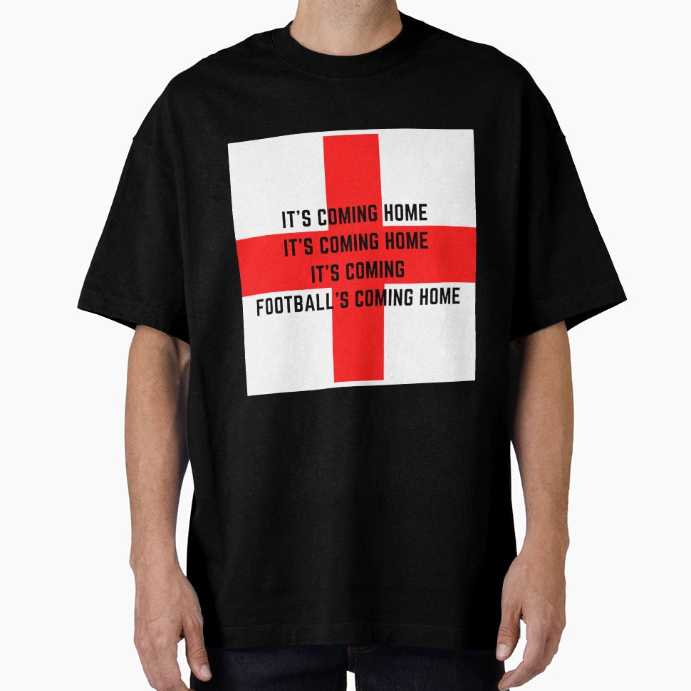 Footballs Coming Home England T-Shirt - Minimalist Print Unisex - T-Shirt, Sweatshirt, Hoodie