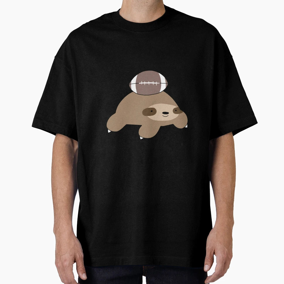 Football Sloth T-Shirt - Graphic Print for Adults - T-Shirt, Sweatshirt, Hoodie