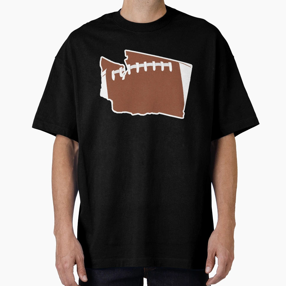 Football Washington Fun Football T-Shirt - Casual Everyday Wear for Adults - T-Shirt, Sweatshirt, Hoodie