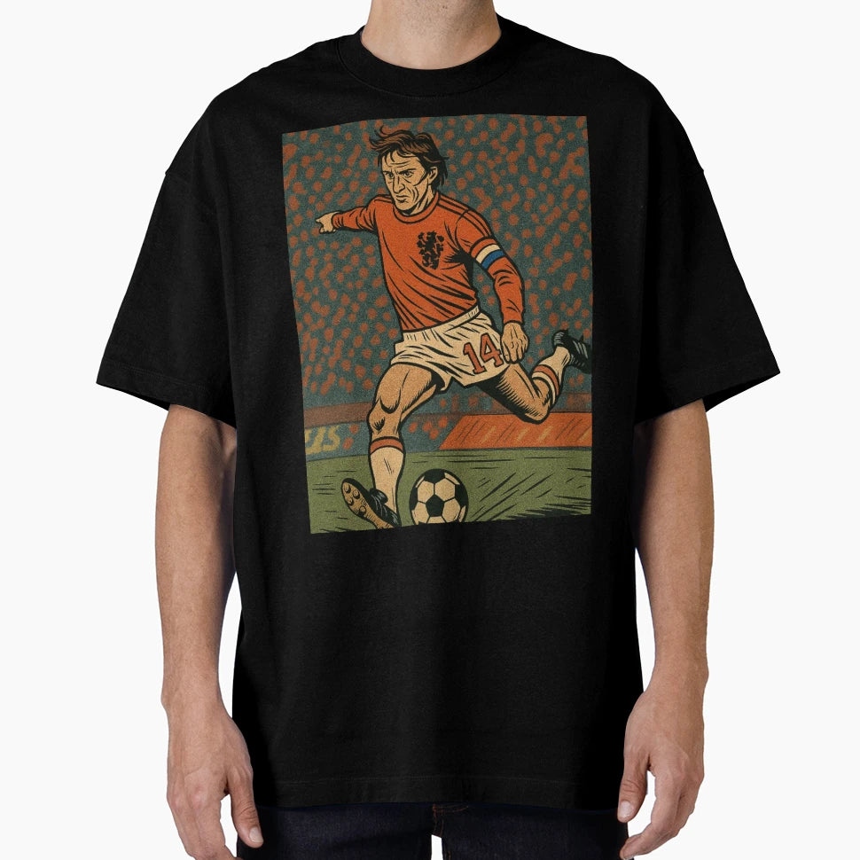 Johan Cruyff T-Shirt - Custom Art Print Men Women - T-Shirt, Sweatshirt, Hoodie