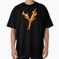 Golden Flame Letter Y Luxury 3D Alphabet T-Shirt - Graphic Print for Adults - T-Shirt, Sweatshirt, Hoodie