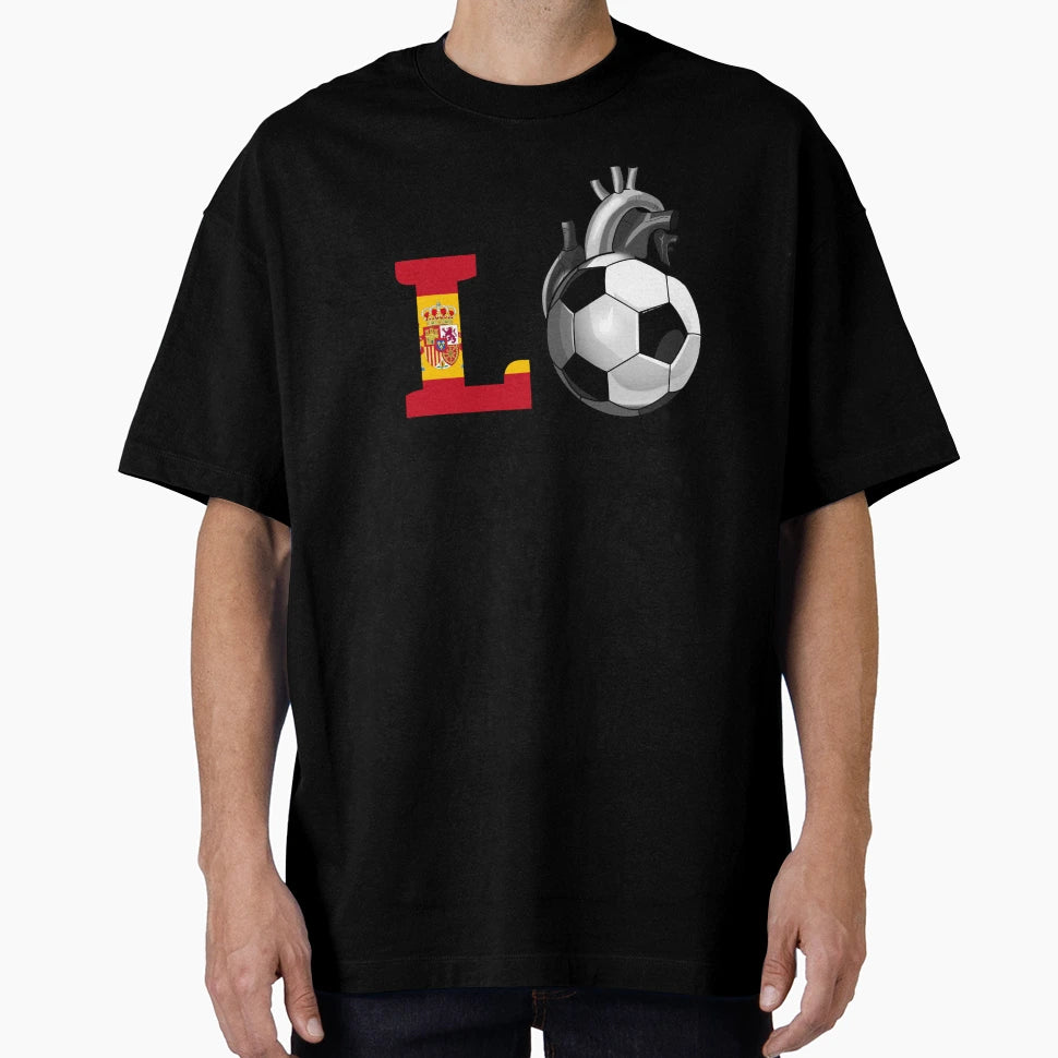 Love Spanish Soccer T-Shirt - Novelty Apparel for Adults - T-Shirt, Sweatshirt, Hoodie