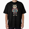 Owl Funny Character T-Shirt - Streetwear Style for Adults - T-Shirt, Sweatshirt, Hoodie