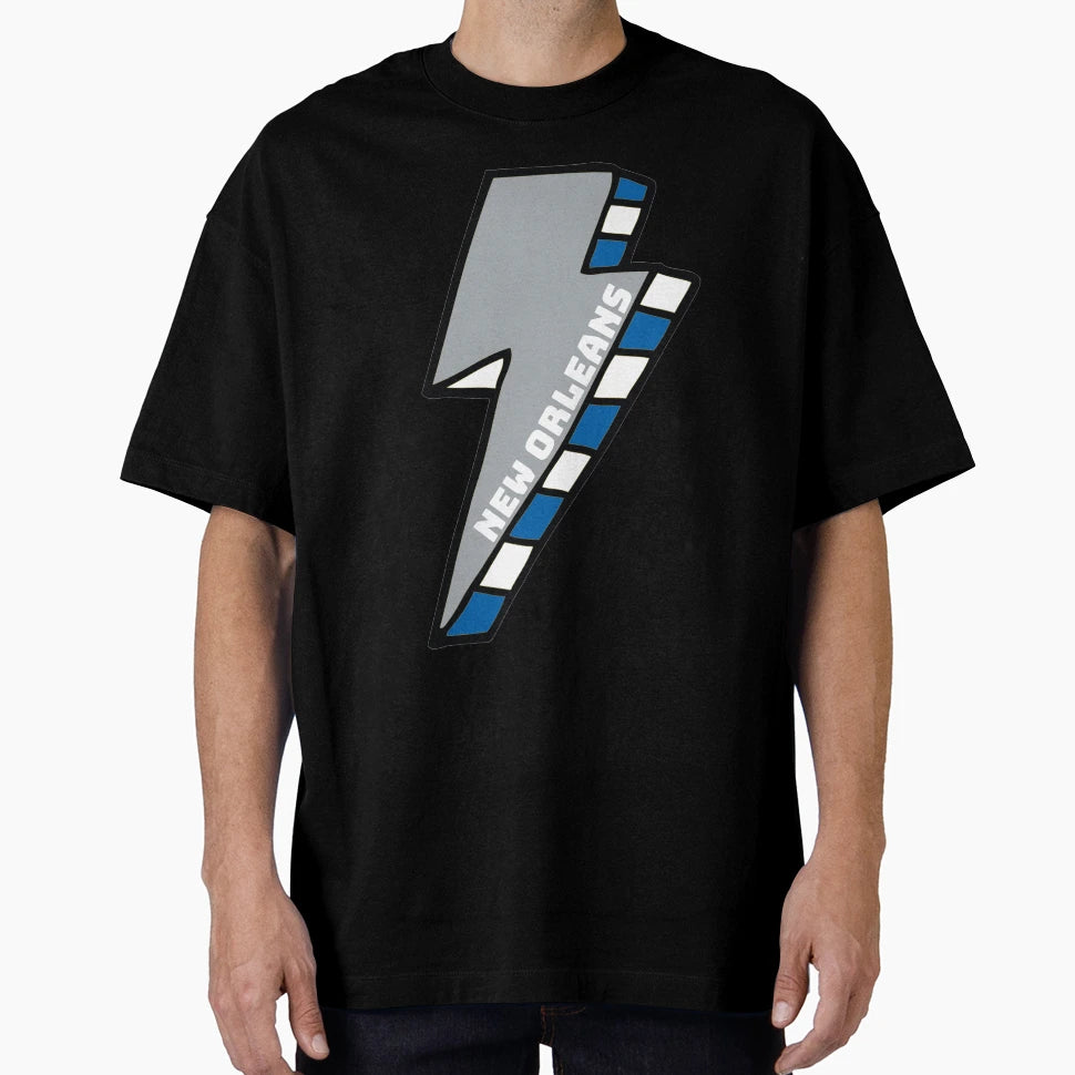 University New Orleans Lightning Bolt T-Shirt - Streetwear Style for Adults - T-Shirt, Sweatshirt, Hoodie