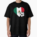 Mexico Soccer Heart T-Shirt - Casual Everyday Wear for Adults - T-Shirt, Sweatshirt, Hoodie