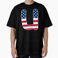 Letter U Lower Case Alphabet T-Shirt - Aesthetic Graphic for Adults - T-Shirt, Sweatshirt, Hoodie