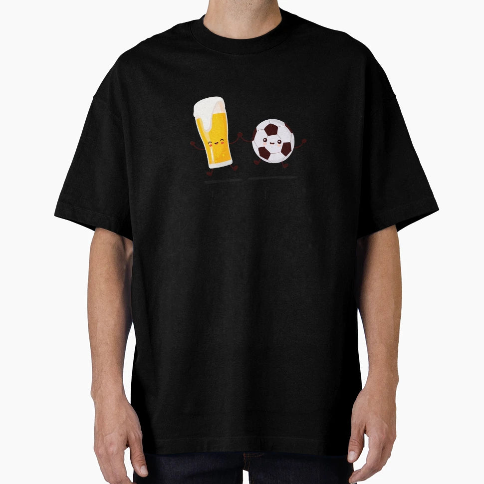 Beer And Soccer Best Friends Life T-Shirt - Unique Graphic Men Women - T-Shirt, Sweatshirt, Hoodie