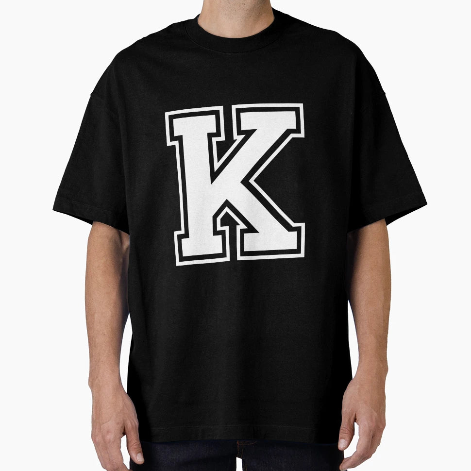 Letter K T-Shirt - Custom Art Print Men Women - T-Shirt, Sweatshirt, Hoodie