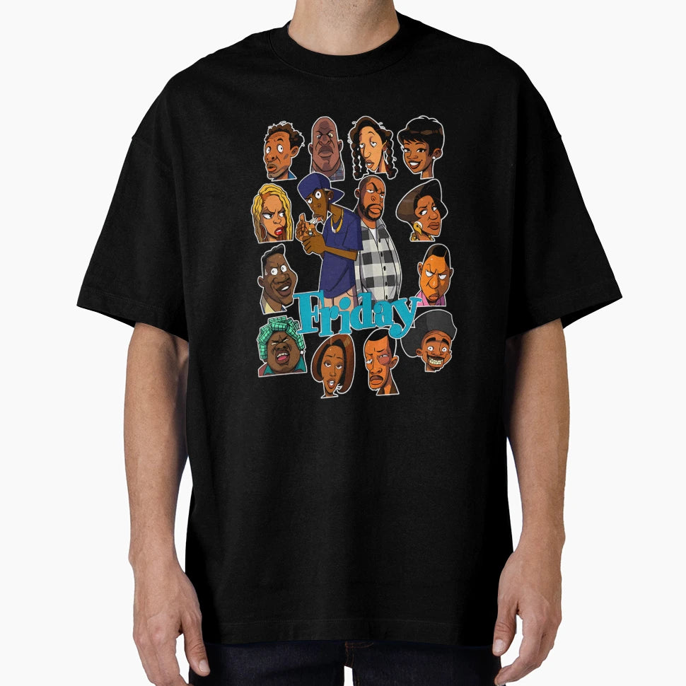 Friday Characters T-Shirt - Custom Art Print Unisex - T-Shirt, Sweatshirt, Hoodie