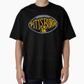 Pittsburgh Pa Hand Drawn Football T-Shirt - Minimalist Print Men Women - T-Shirt, Sweatshirt, Hoodie