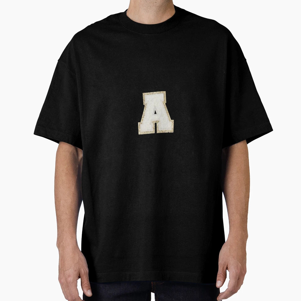 Letter Patch T-Shirt - Streetwear Style Men Women - T-Shirt, Sweatshirt, Hoodie