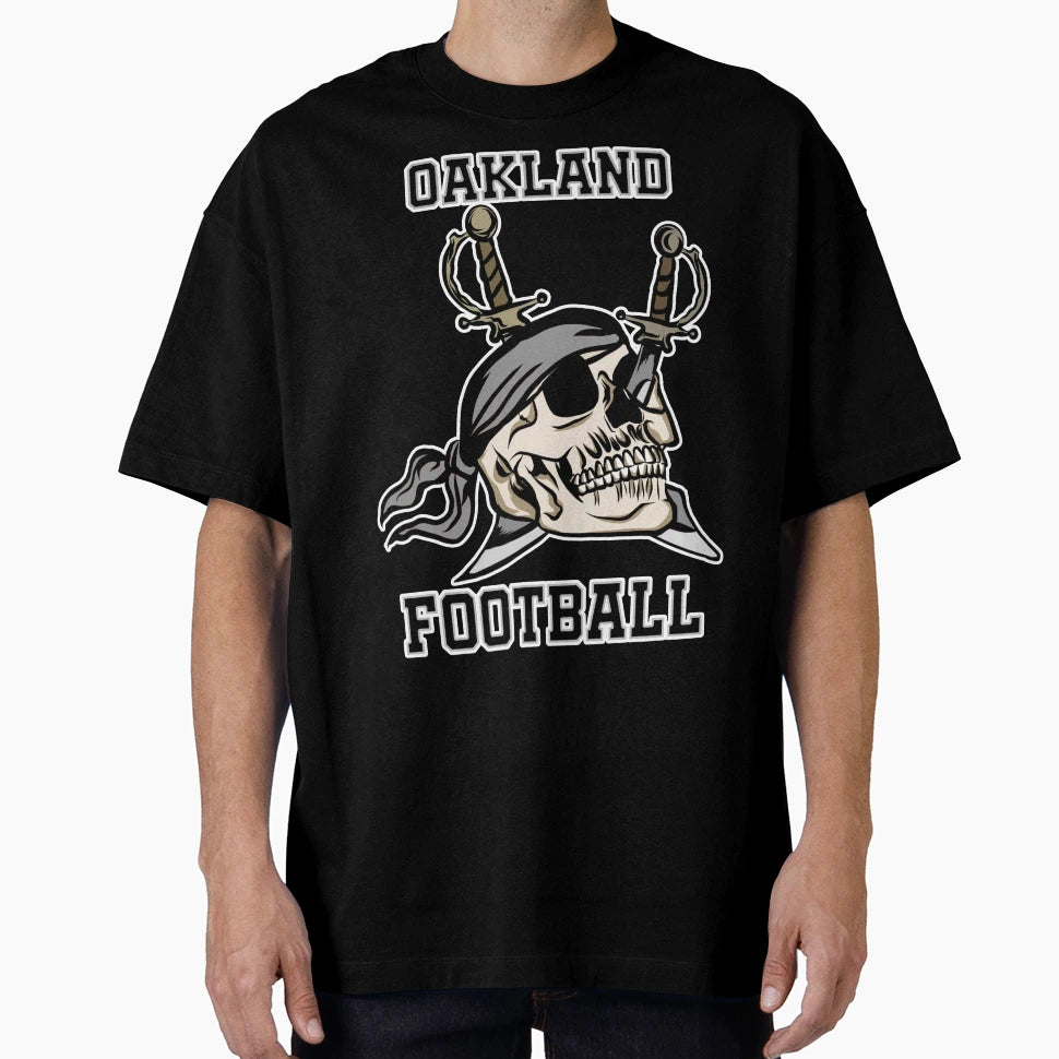 Oakland Football T-Shirt - Trendy Graphic Men Women - T-Shirt, Sweatshirt, Hoodie
