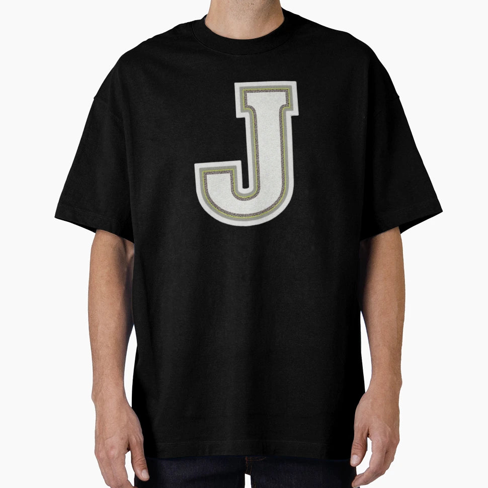 Varsity Letter J Letterman Jacket Ivory T-Shirt - Unique Graphic Men Women - T-Shirt, Sweatshirt, Hoodie