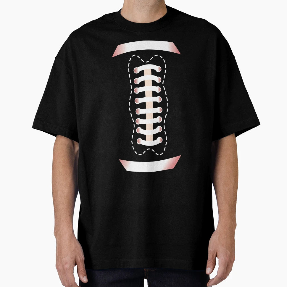 American Football Ball Lace T-Shirt - Streetwear Style Men Women - T-Shirt, Sweatshirt, Hoodie