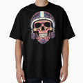 Skull Helmet T-Shirt - Fun Novelty Design Unisex - T-Shirt, Sweatshirt, Hoodie