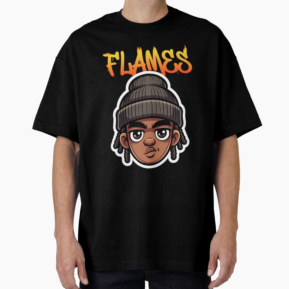 Flames T-Shirt - Casual Everyday Wear Men Women - T-Shirt, Sweatshirt, Hoodie
