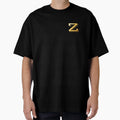 Gold Monogram Initial Letter Z T-Shirt - Novelty Apparel for Adults - T-Shirt, Sweatshirt, Hoodie