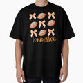 Tennessee Bows And Footballs T-Shirt - Minimalist Print for Adults - T-Shirt, Sweatshirt, Hoodie