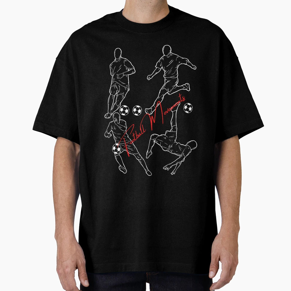 Football Movements 2 T-Shirt - Fun Novelty Design Unisex - T-Shirt, Sweatshirt, Hoodie