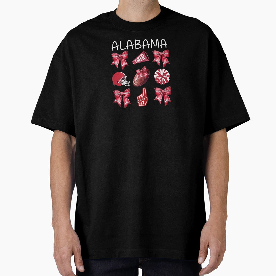 Alabama Cheerleader Pride T-Shirt - Trendy Graphic Men Women - T-Shirt, Sweatshirt, Hoodie