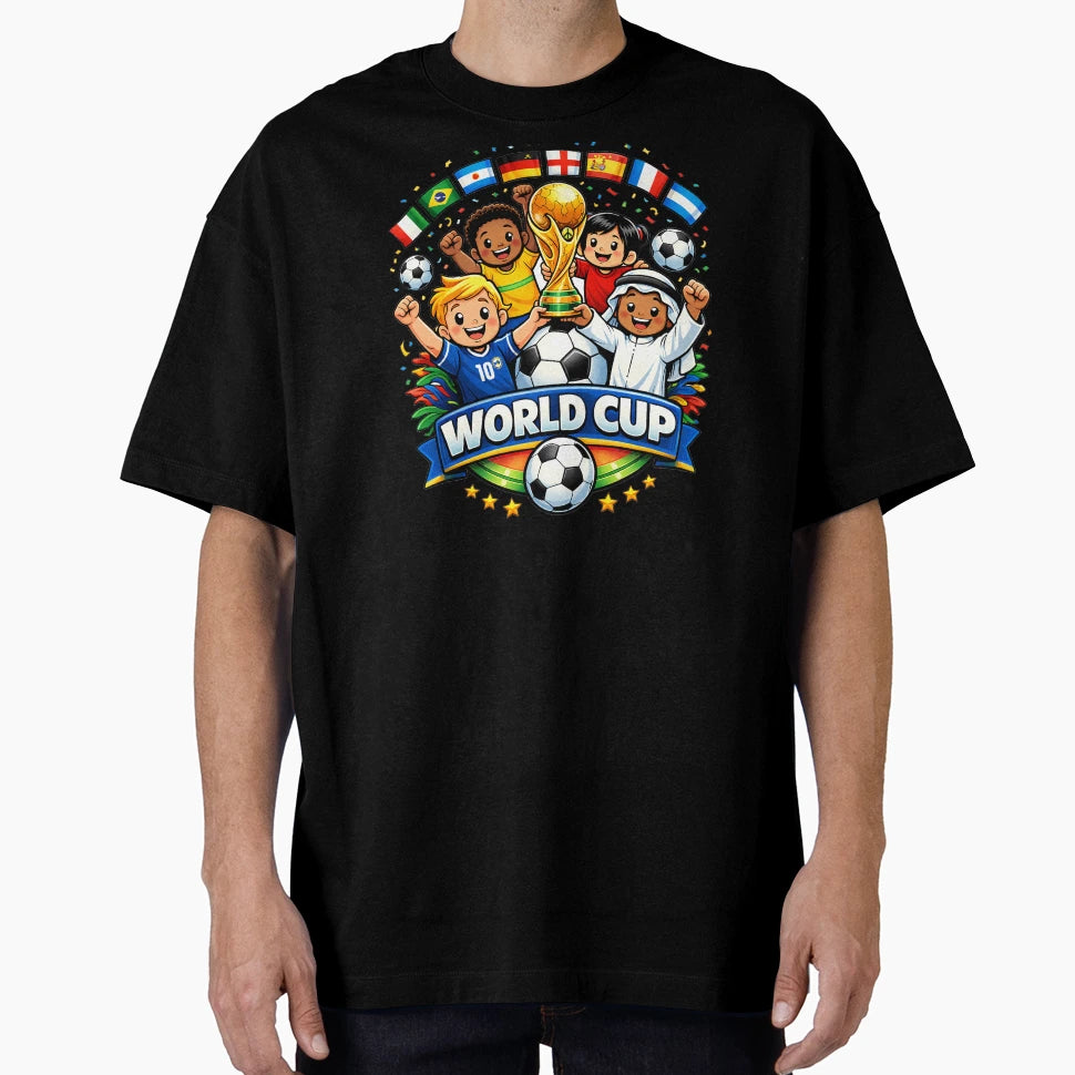 World Cup Football T-Shirt - Casual Everyday Wear Men Women - T-Shirt, Sweatshirt, Hoodie
