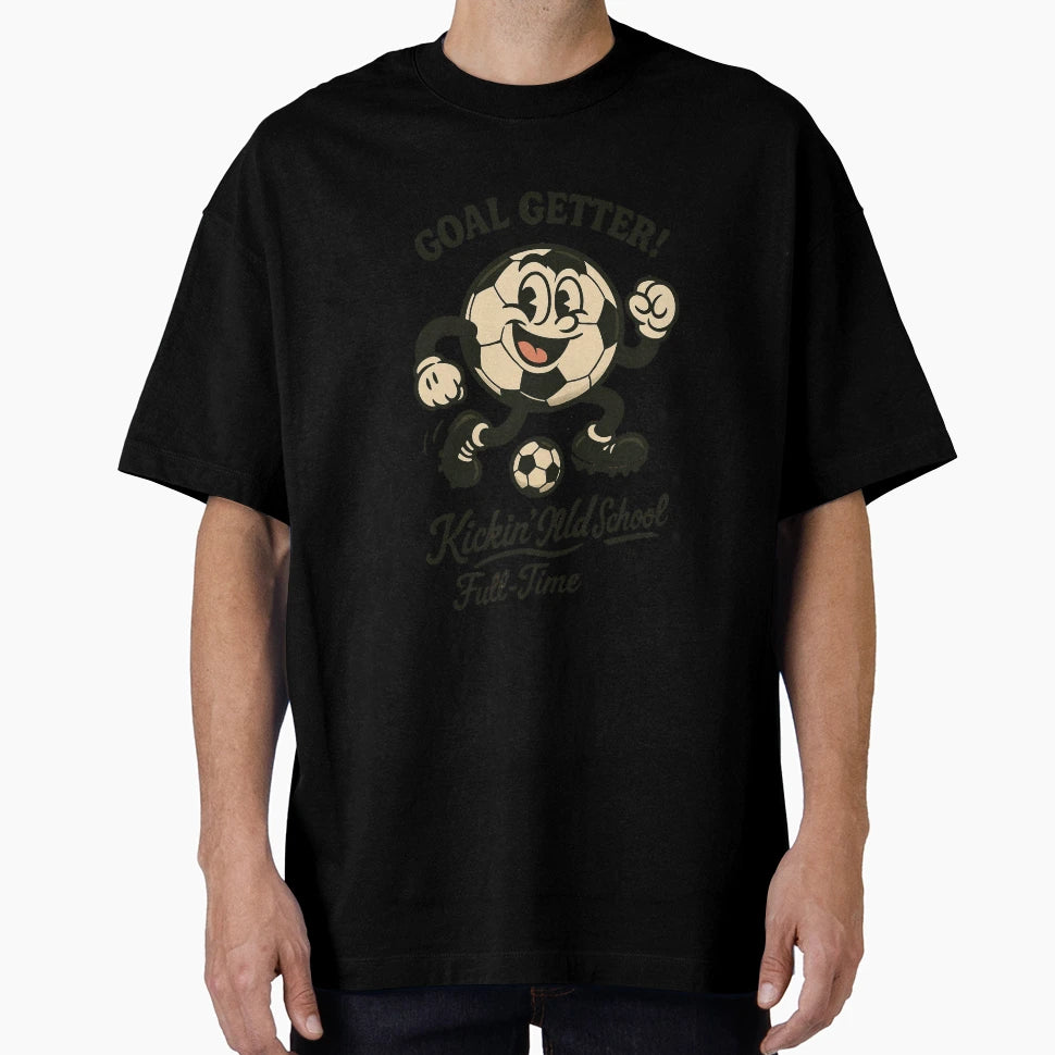 Striker Sam Cartoon Soccer Ball T-Shirt - Unique Graphic Unisex - T-Shirt, Sweatshirt, Hoodie