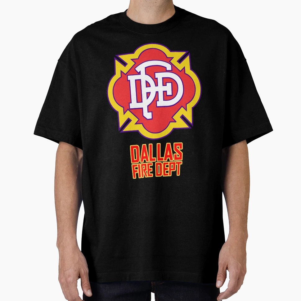 Dallas Firefighter Fire Department Rare T-Shirt - Custom Art Print Unisex - T-Shirt, Sweatshirt, Hoodie