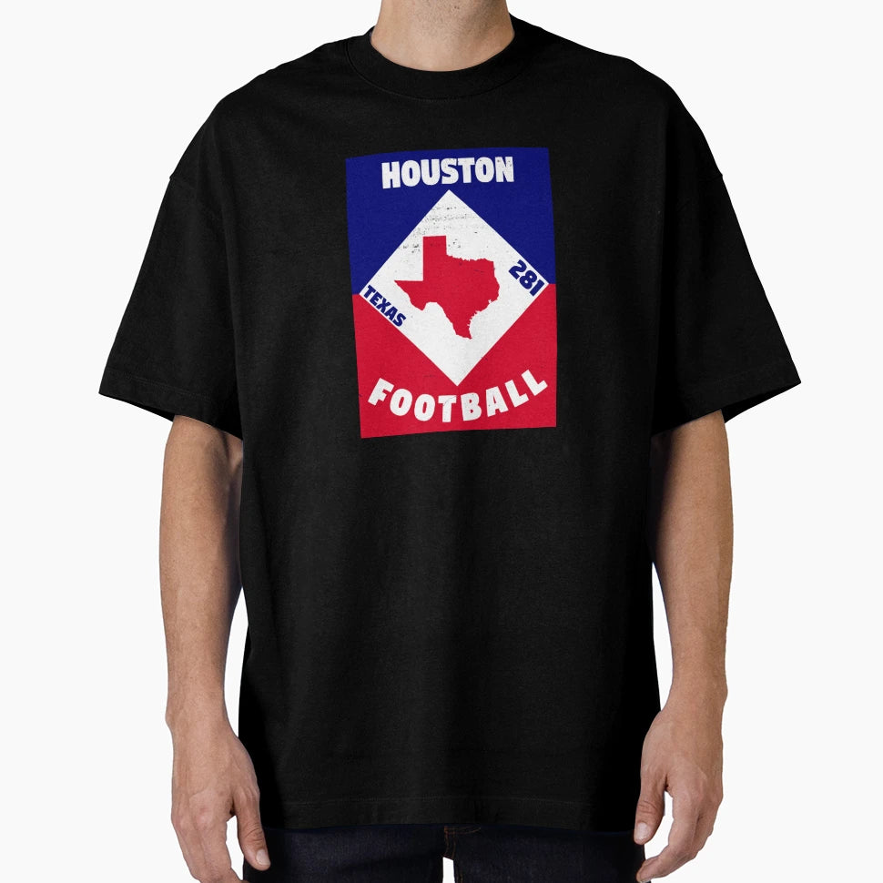 Houston Football T-Shirt - Unique Graphic for Adults - T-Shirt, Sweatshirt, Hoodie