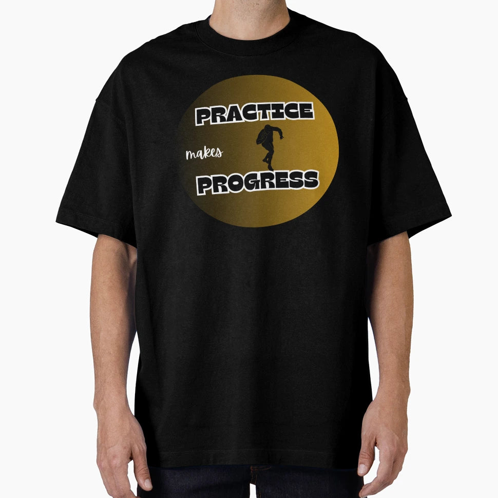 Practice Makes Progress Shot Put T-Shirt - Trendy Graphic Men Women - T-Shirt, Sweatshirt, Hoodie
