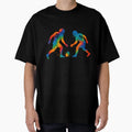 Two Rugby Players 15 And 9 Game Kickoff T-Shirt - Graphic Print Men Women - T-Shirt, Sweatshirt, Hoodie