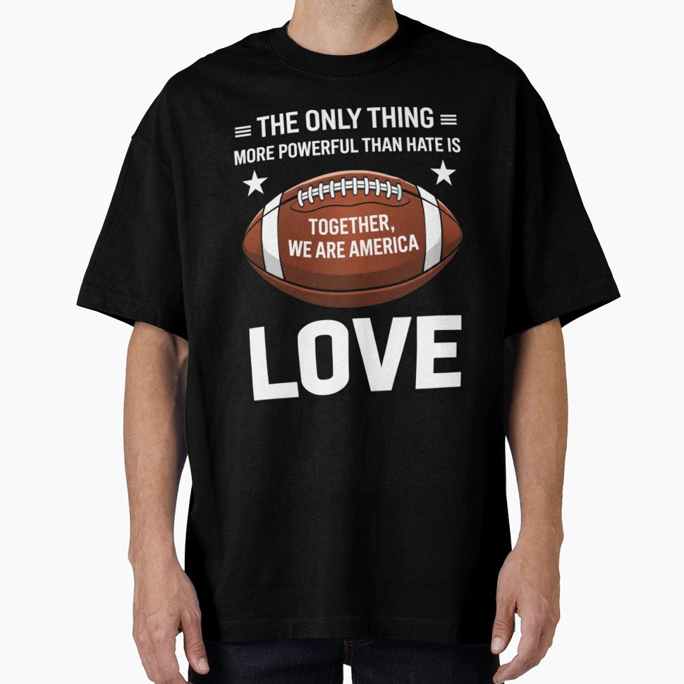 Only Thing More Powerful Than Hate T-Shirt - Minimalist Print for Adults - T-Shirt, Sweatshirt, Hoodie