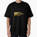 Golden Skull 3D Art Golden Skull Art T-Shirt - Minimalist Print Men Women - T-Shirt, Sweatshirt, Hoodie
