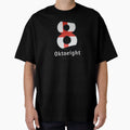 Oktoeight Navy Alphabet Leather T-Shirt - Graphic Print Unisex - T-Shirt, Sweatshirt, Hoodie