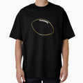 Outline Football Gold Cubism T-Shirt - Fun Novelty Design for Adults - T-Shirt, Sweatshirt, Hoodie