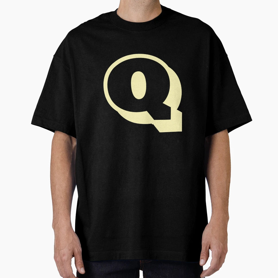 Letter Q Street Art Typography T-Shirt - Fun Novelty Design for Adults - T-Shirt, Sweatshirt, Hoodie