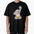 Elephant As Soccer Player Soccer Ball T-Shirt - Novelty Apparel Unisex - T-Shirt, Sweatshirt, Hoodie