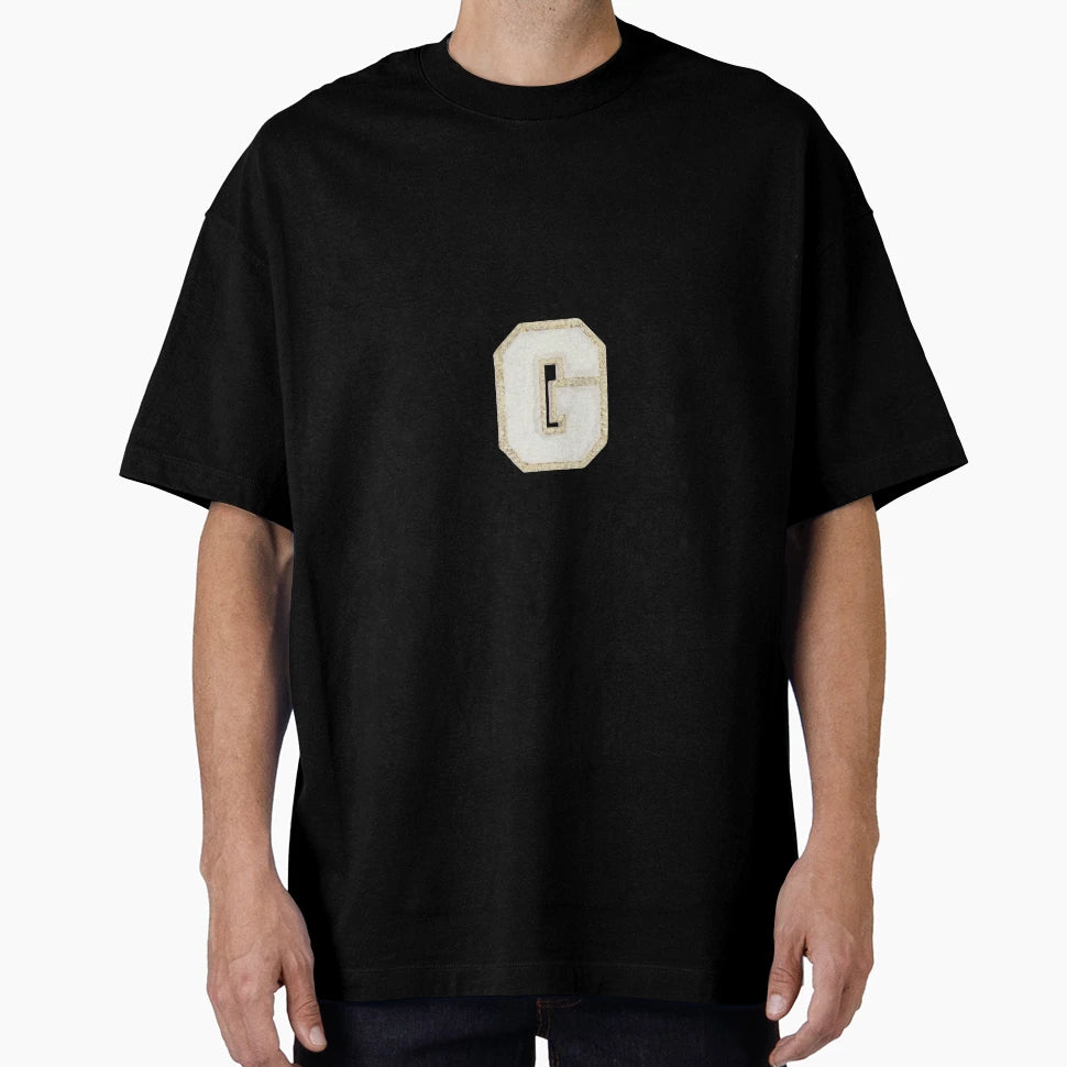 G Letter Patch T-Shirt - Graphic Print for Adults - T-Shirt, Sweatshirt, Hoodie