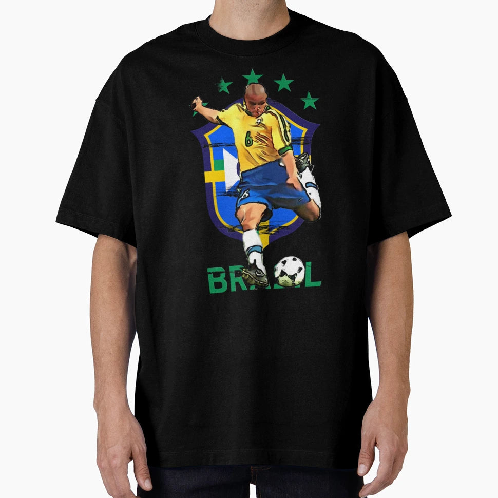 Roberto Carlos Brazil T-Shirt - Aesthetic Graphic for Adults - T-Shirt, Sweatshirt, Hoodie