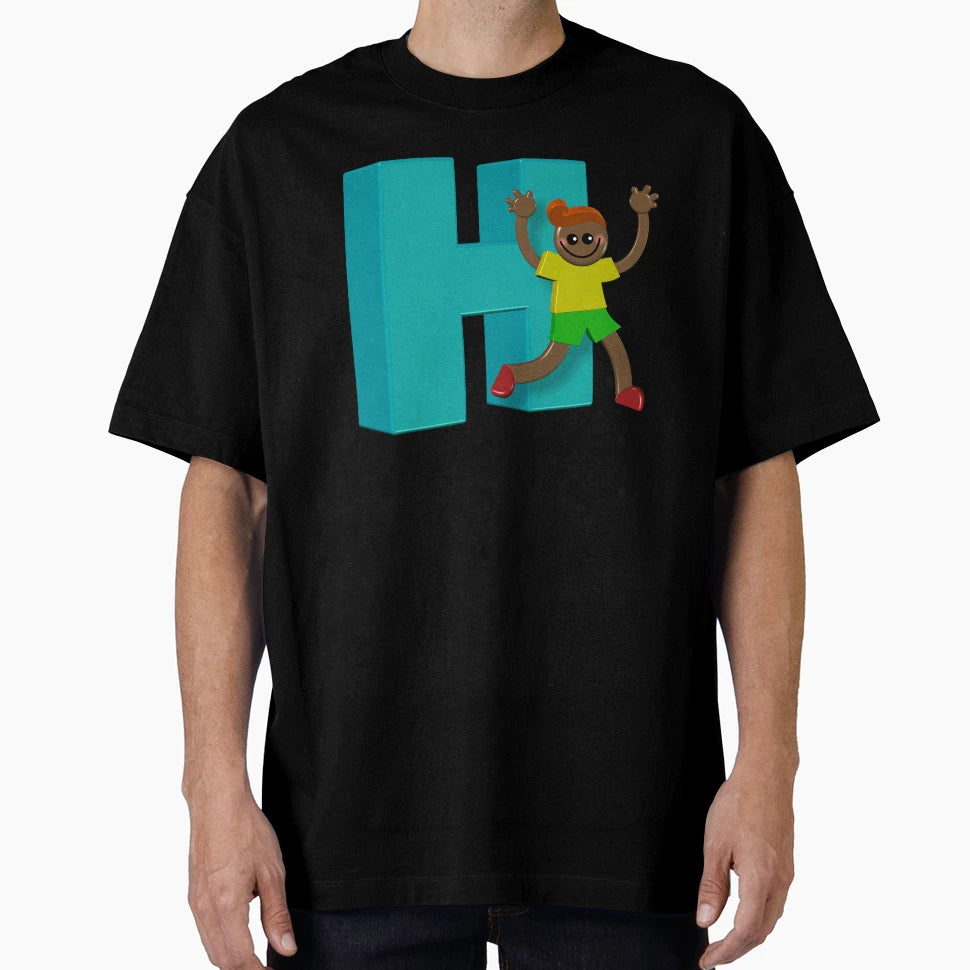 Letter Initial H Child Personalised T-Shirt - Novelty Apparel for Adults - T-Shirt, Sweatshirt, Hoodie