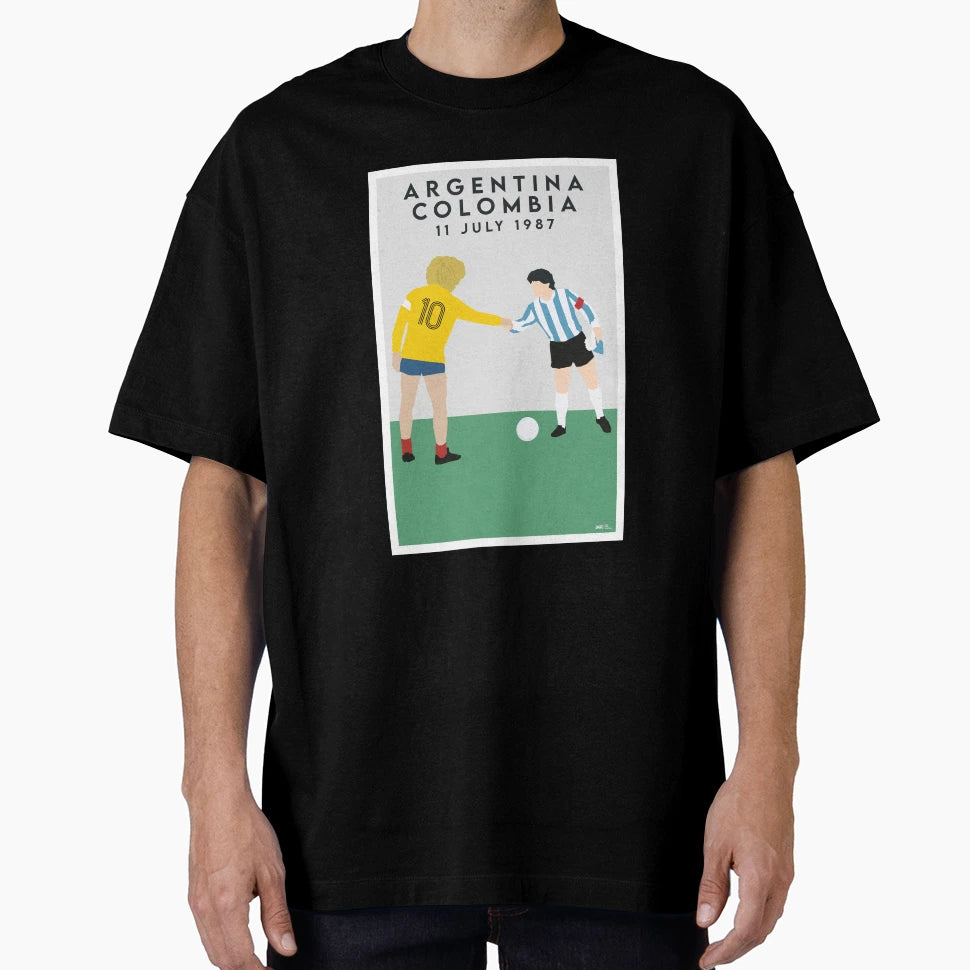 Argentina V Colombia 1987 Legendary T-Shirt - Novelty Apparel for Adults - T-Shirt, Sweatshirt, Hoodie