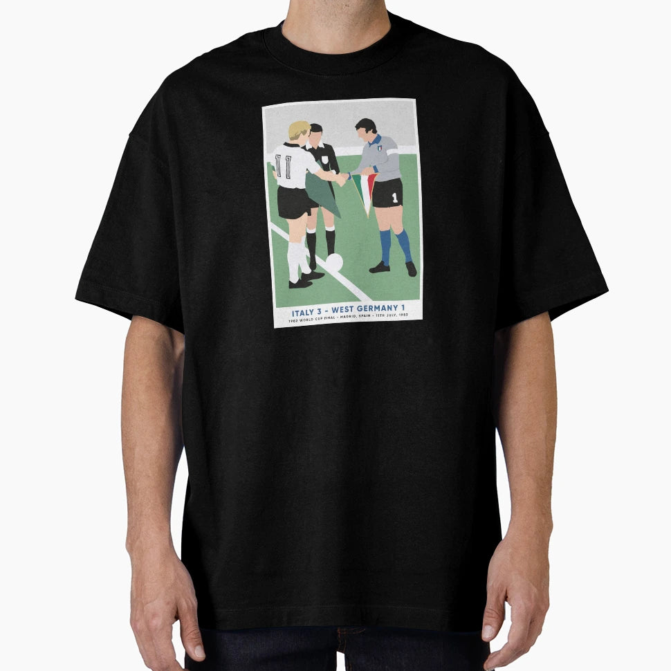 Italy V West Germany 1982 World Cup T-Shirt - Fun Novelty Design Unisex - T-Shirt, Sweatshirt, Hoodie