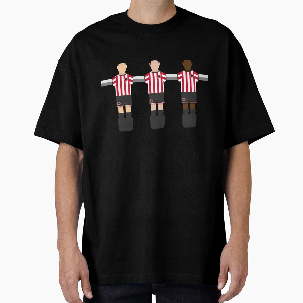 Sheffield Football Team Table T-Shirt - Fun Novelty Design for Adults - T-Shirt, Sweatshirt, Hoodie