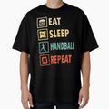 Eat Sleep Handball Repeat T-Shirt - Aesthetic Graphic Men Women - T-Shirt, Sweatshirt, Hoodie
